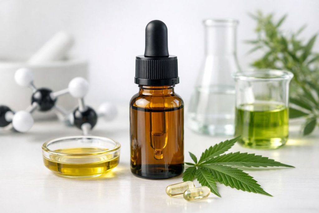 THC-mentes és broad spectrum CBD olaj